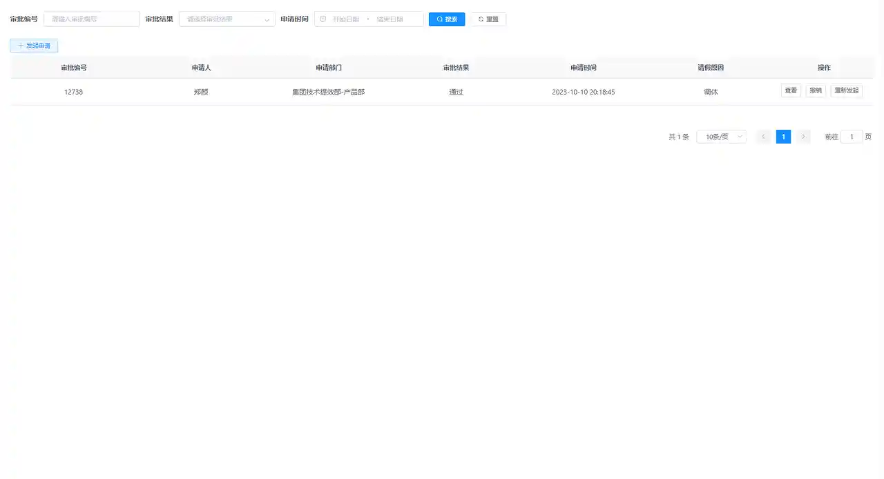 夯牛OA人事管理界面